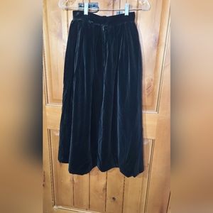 Vintage Saint Laurent velvety long skirt size 36 small very nice